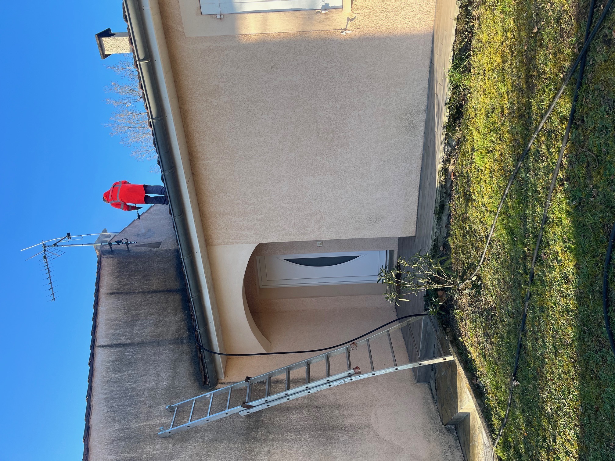 Nettoyage d'une façade